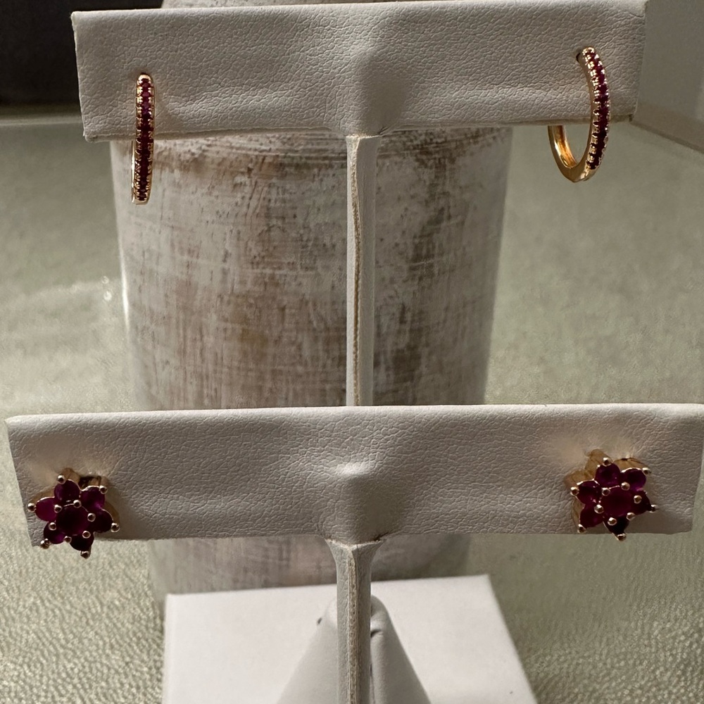 Gold plated Earring set